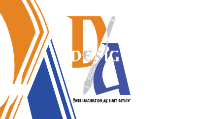 Double Archangel Enterprises logo blue branding complementary colors design illustration logo minimalistic orange vector