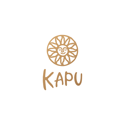 Kapu Logo Design australia aztec badge branding design gold hand drawn icon illustration illustrator logo logodesign logotype nature sun tattoo