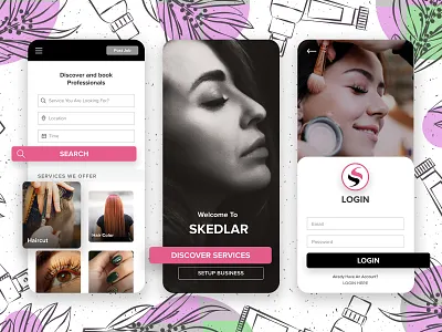 Mobile app - Skedlar design mobile app mobile app design mobile application ui ui ux ui design