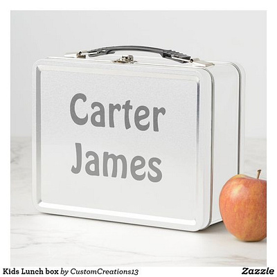 Lunch Box for Children babies baby box daycare food kids lunch lunchbox name personalized toddlers zazzle