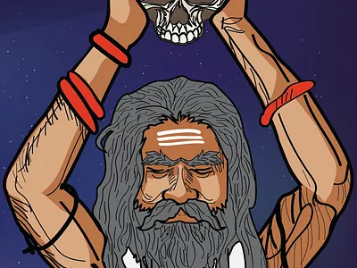 Aghori Illustration design illustration illustrator