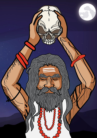 Aghori Illustration design illustration illustrator