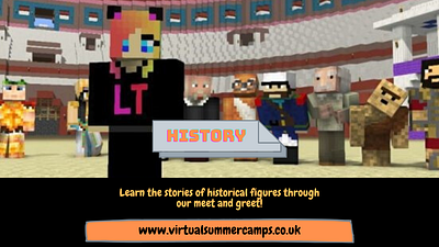 Virtual Summer Camps History 2 Video Design app art branding design minimal ui ux visual web website