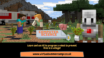 Virtual Summer Camps Computer Science 2 Video Design app art branding design minimal ui ux visual web website