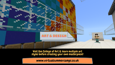 Virtual Summer Camps Art & Design Video Design app art branding design minimal ui ux visual web website