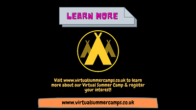 Virtual Summer Camps Ending Video Design app art branding design minimal ui ux video visual web