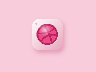 Dribbble 3d design dribbble email icon illustration logo minimal modern pink punch simple ui uidesign