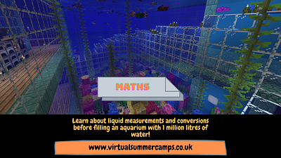 Virtual Summer Camps Maths Video Design app art branding design minimal ui ux visual web website