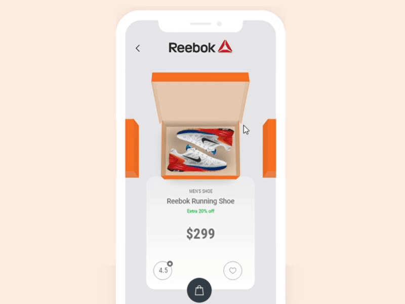 Shoe App - Interaction Concept interaction interaction design interaction design ui interaction ui mobile app design mobile ui uidesign