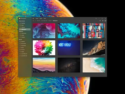 File Explorer for Windows file explorer file manager fluent fluent design redesign ui windows