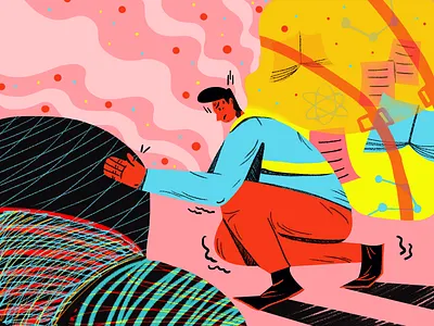 The Power of Your Potential art artwork character contrast illustration illustration art