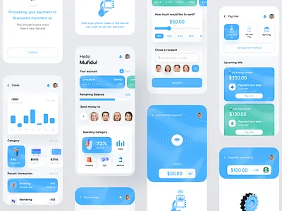 Finance app 3d analytics chart app concept app design application bill budget contactless dashboad finance app ios14 product design remittence send money statistics transaction typography uidesign uxdesign wallet