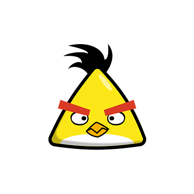 Chuck(Angry Bird) angry bird anime bird branding chuck design figma illustration logo