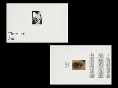 FLORENCE branding design editorial design graphic design minimalism minimalistic simple design typeface