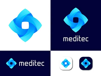 Modern Medical Logo | Meditec Logo Design Concept abstract medical logo brand identity colorful logo gradient logo gradient medical logo logo design logo for medical medic logo medical medical logo medical logo in abstract style medical mark meditech logo modern logo modern logo for medical modern medical logo ultra modern medical logo