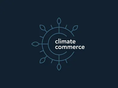 Climate Commerce brand branding business cc climate commerce lettering logodesign logos logotype mark monogram monogram logo trade