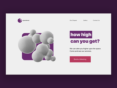 spaceleven - an eye candy blog design illustration landing page minimal product ui ux web design webpage