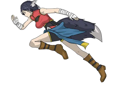 Sprite Sheets: Anime Character Action anime animeart character design gaming graphic art illustration sprite sheets