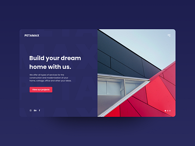 PETAMAX Landing page branding design logo minimal portfolio typography ui ux web website
