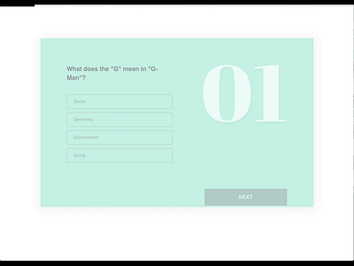 Daily Quiz App UI interaction ui