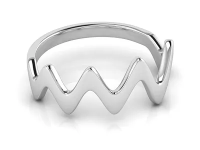 Wave Fashion Ring 3D Model jewel jewelery jewellery jewelry jewelry design jewelry designer jewels matrix rhino3d rhinoceros