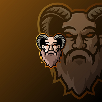 Faun design esport gamer gaming gaming logo logo mascot twitch twitch logo vector