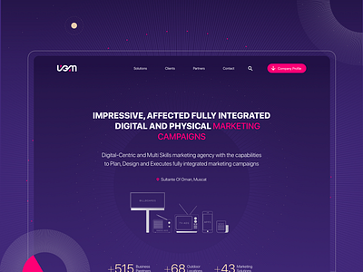 UGM — Corporate Site brand ui web design