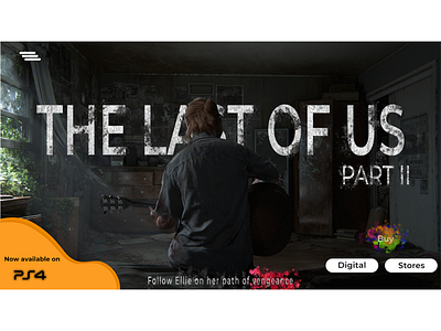 The last of us part II adobe photoshop app design developer photoshop photoshoptools portfolio software developer thelastofus ui web