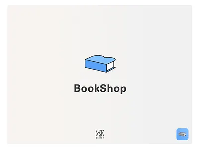 BookShop Logo Concept -ASR DESIGN asr design blue book bookshelf bookstore brand branding flat illustration icon idea identity illustration logo concept logo concepts minimal read shop shopping store ui