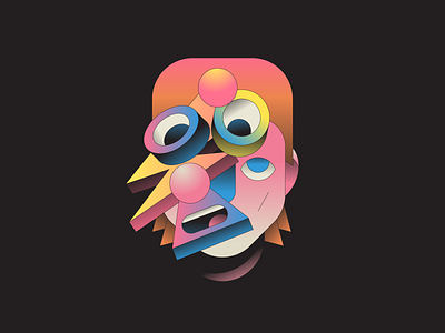 Starman 3d artist bowie gradient illustration illustrator music