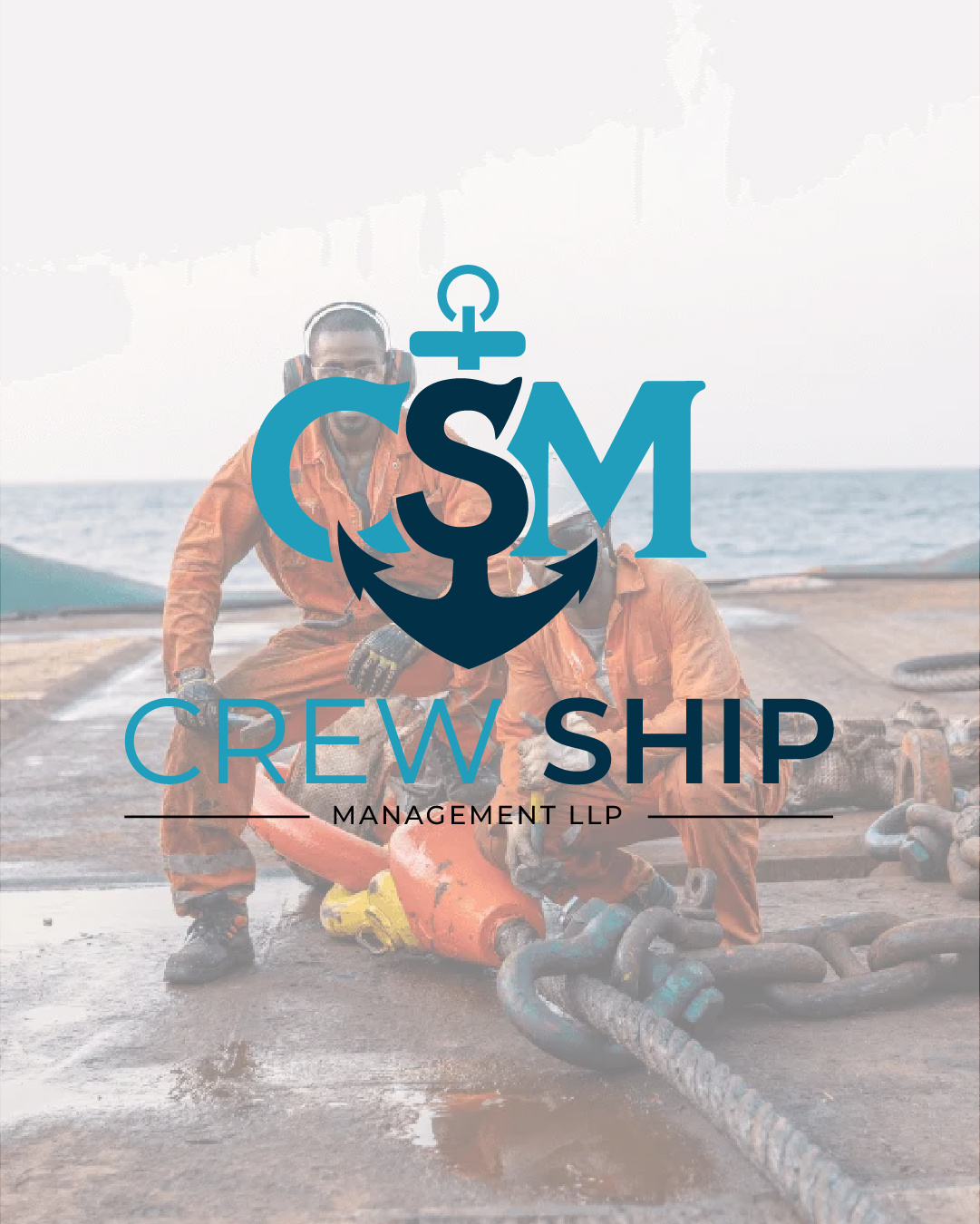 Crew Ship Management – Maritime Crew Management Logo Design sailingbusiness