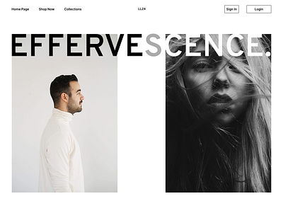 Landing Page Design For Clothe Company ui ux webdesign website