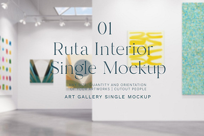 Ruta Single 01 Art Gallery Mockup art mockup art wall branding mockup canvas mockup exhibition mockups frame mockup frame mockup interior gallery mockup gallery wall mockup interior mockup interior room mockup paint mockup poster mockup showcase mockup