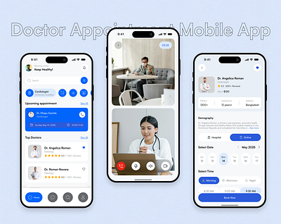 Doctor Appointment App app design appointment booking book doctor online booking app doctor appointment app general checkup health app health care app hospital app medical medical booking app medical care mobile app online doctor booking online healthcare specialist ui uiux ux virtual consultation app