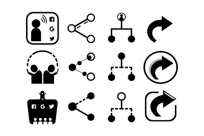 Share Icon Practice branding dailyui dailyui 010 dailyui010 dailyuichallenge design illustration ui uiux ux uxui vector