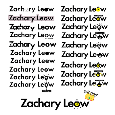 Personal Brand Logo branding design illustration logo typography ui uiux ux uxui vector