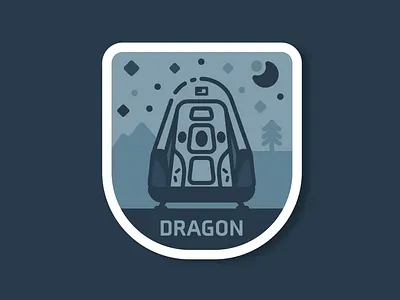 Dragon capsule dragon explore nasa planet planetary space spacex stars starship travel