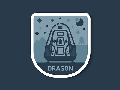 Dragon capsule dragon explore nasa planet planetary space spacex stars starship travel