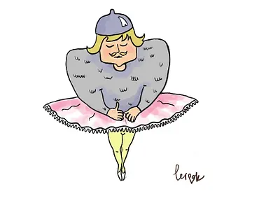 Russian bogatyr in our 2020 colors design flat hero humor illustration logo sketch