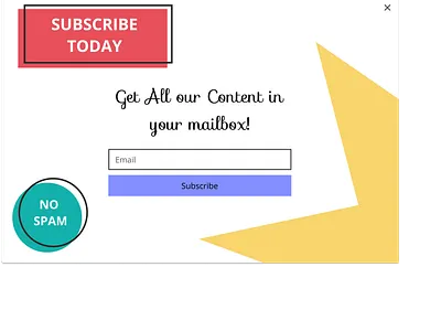 Subscription Design app ui design illustration newsletter newsletter design newsletter template ui ui design ux ux design vector web design