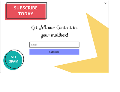 Subscription Design app ui design illustration newsletter newsletter design newsletter template ui ui design ux ux design vector web design