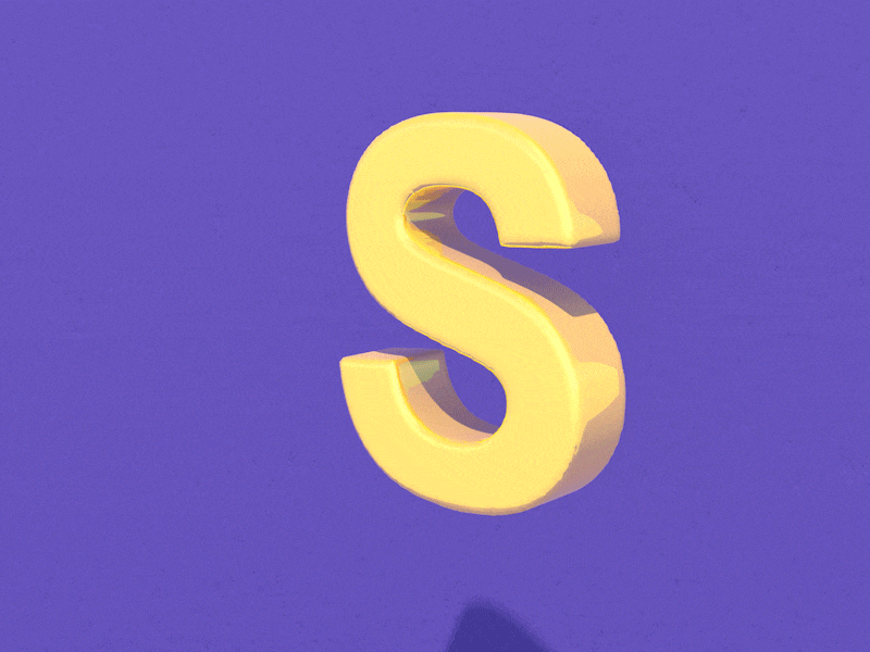 Letter Animation Design 3d art animation c4d design digital letter