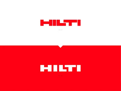 Logos Reworked hilti logo red tools vector