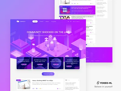 Intelligent Operation and Maintenance Community web web design