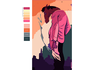 Bojack Horseman artsy bojack horseman character design color daily art digital art drawing graphics design illustrator