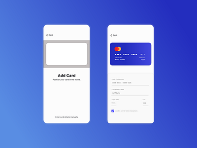 Daily UI #2 - Credit Card Checkout adobe xd app application ui credit card credit card checkout creditcard daily challenge 100 design mobile app mobile app design mobile ui ui