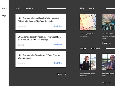Daily UI Challenge : 051 Press Page adobexd dailyui press page ui