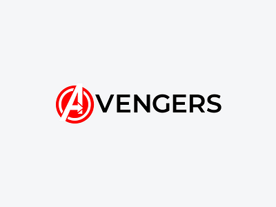 Avengers art avengers brand branding icon logo logo design logodesign logotype mark marvel minimal monogram symbol wordmark