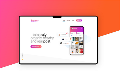 instant++ design homepage landingpage new2020 web design webapp websites