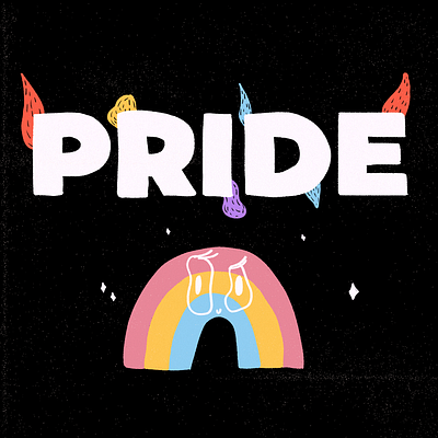 PRIDE COLLECTION design illustration illustration art illustrations illustrator photoshop pride pridemonth textures typography